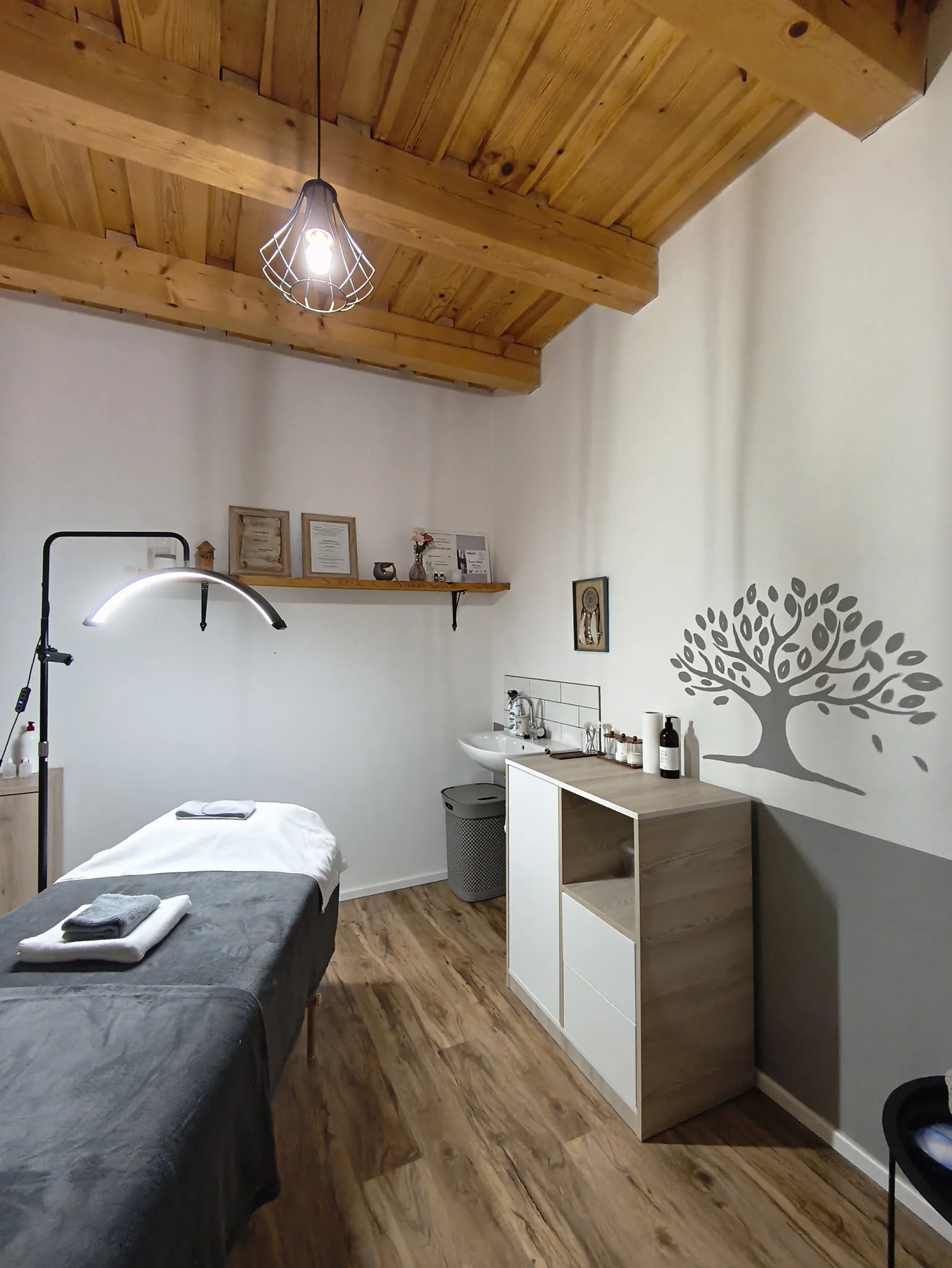Klidná atmosféra pro masáže a relaxaci